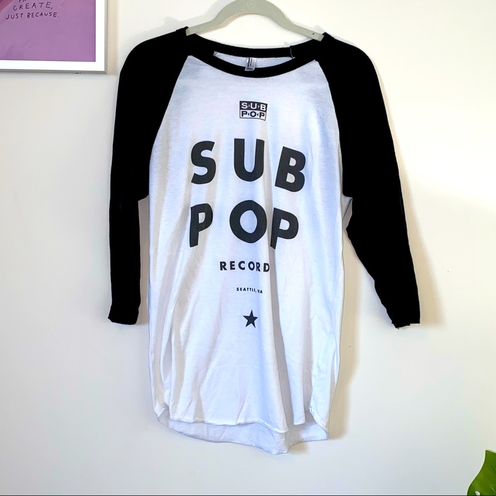 Sub Pop Baseball Tee